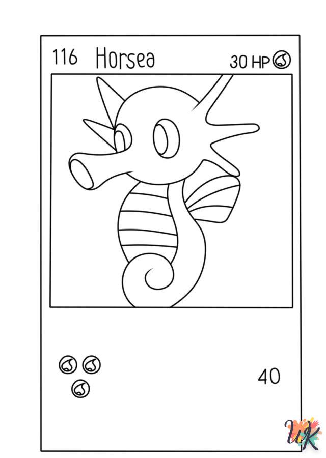 coloriage Cartes Pokemon  a imprimer pour enfant de 4 ans 1