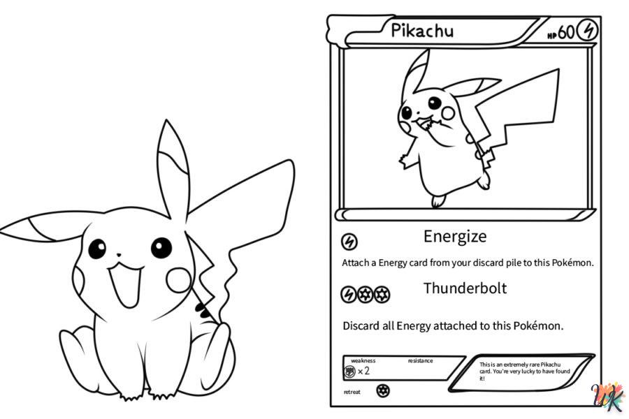 coloriage Cartes Pokemon  gratuit pour enfants