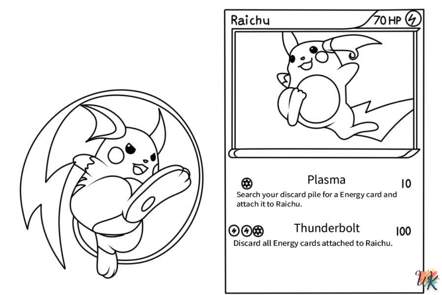 coloriage Cartes Pokemon  en ligne gratuit