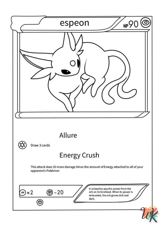 a imprimer coloriage Cartes Pokemon  gratuit