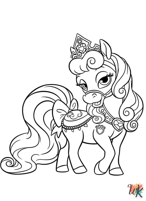 coloriage chevaux  en ligne gratuit