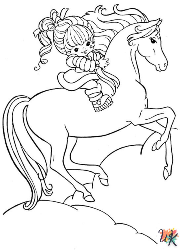 coloriage chevaux  en ligne adulte gratuit 1