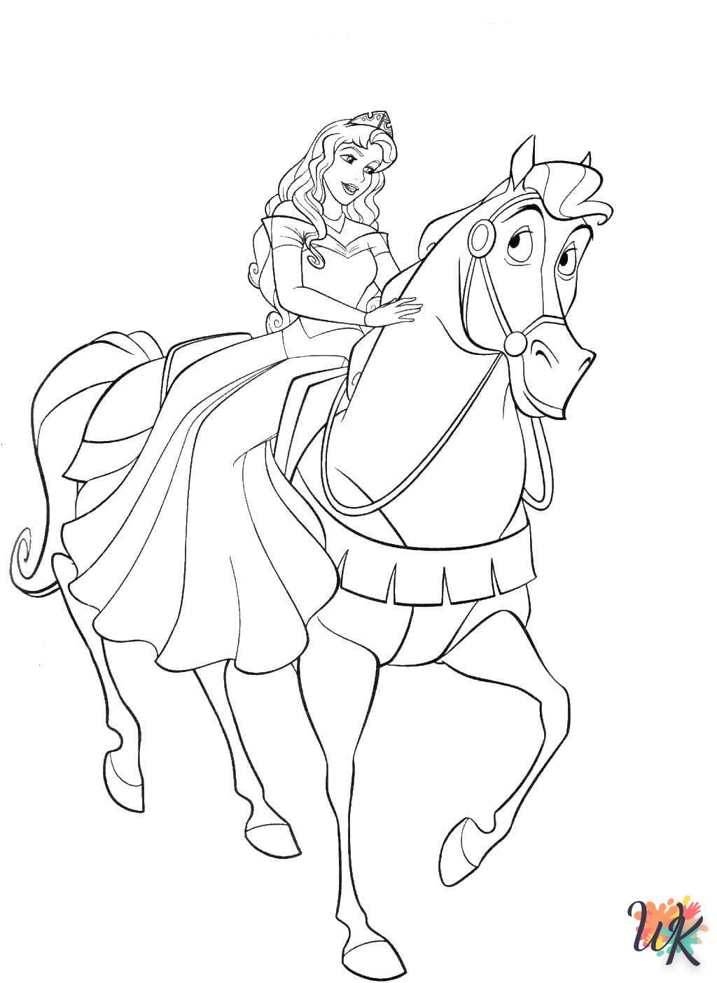 coloriage chevaux  bebe animaux a imprimer gratuit