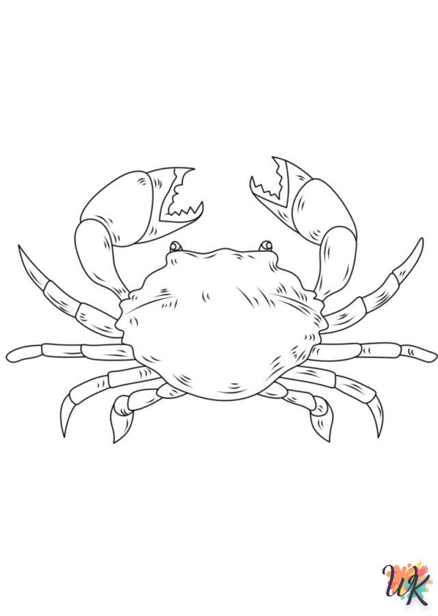 coloriage Crabe  a imprimer