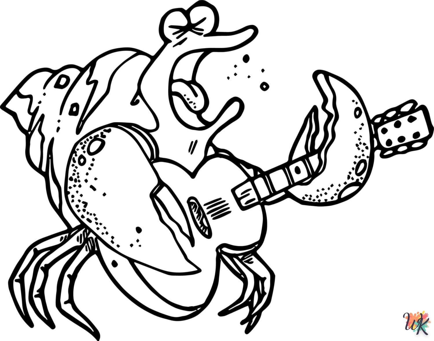 coloriage Crabe  en ligne