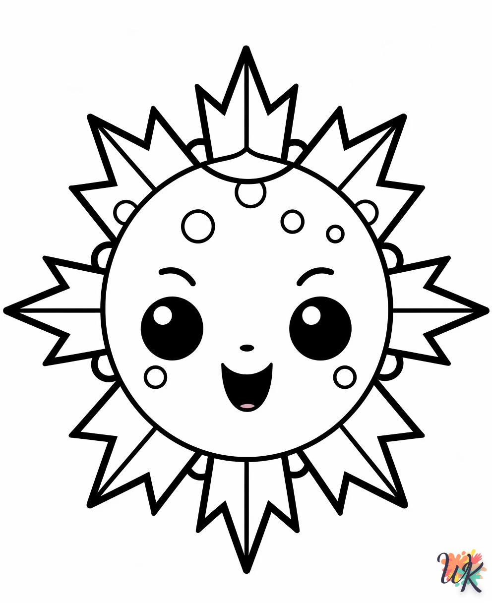 coloriage Flocon de Neige  bebe animaux a imprimer gratuit