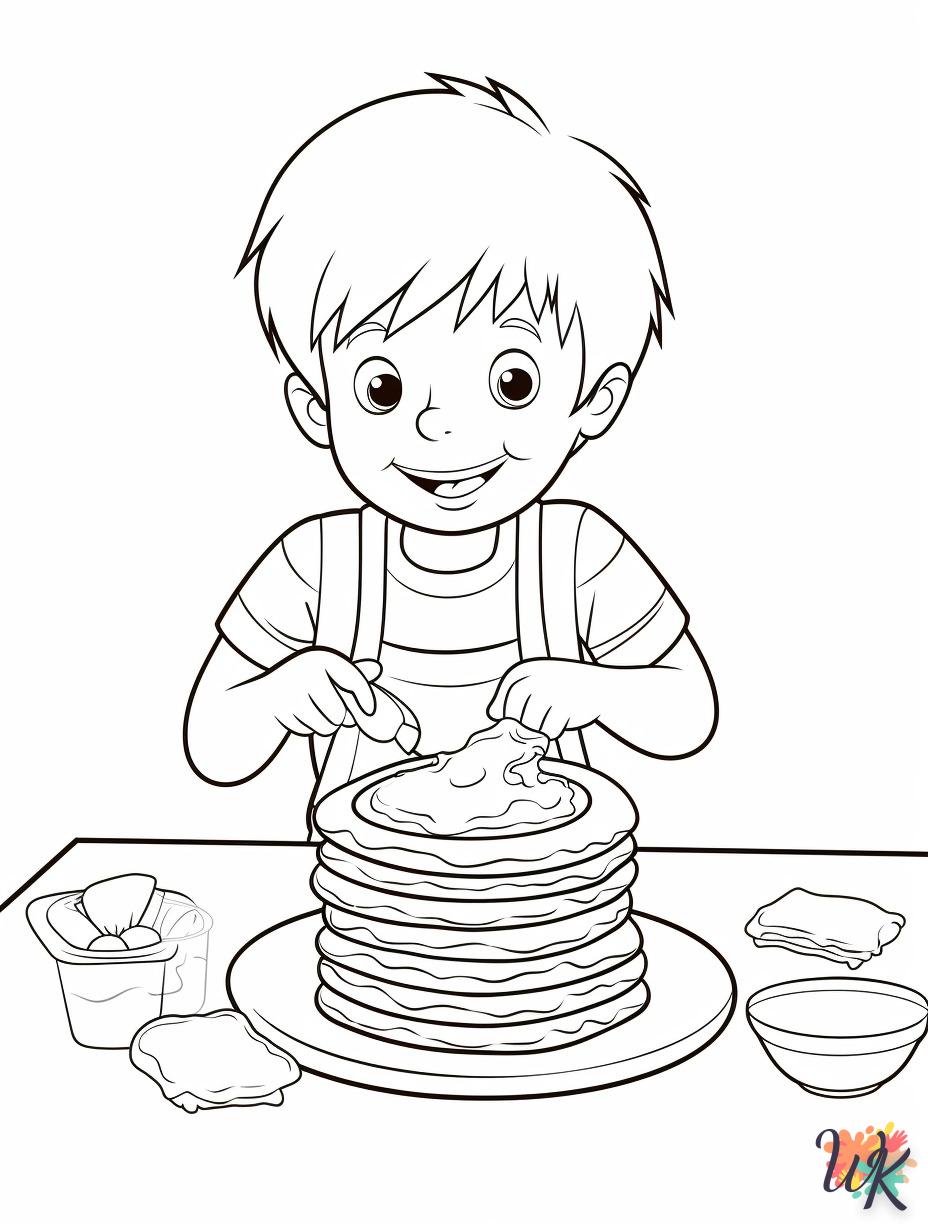 coloriage Galette  a dessiner et imprimer 2