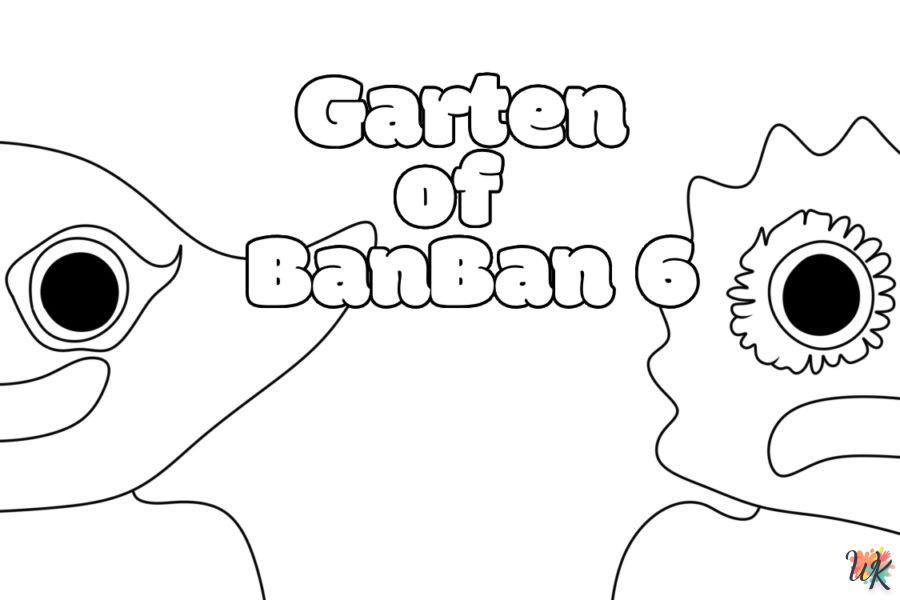 coloriage Garten de Banban 6  pour enfant de 5 ans