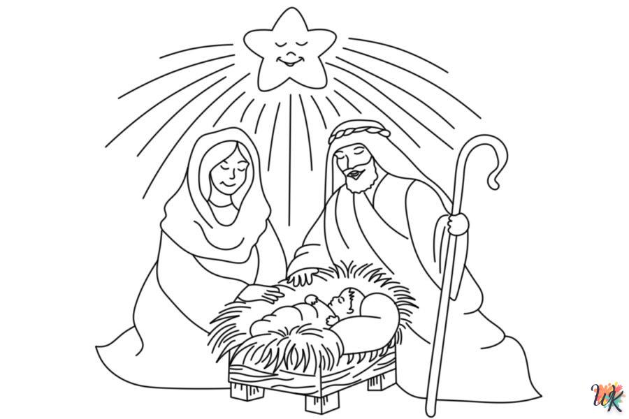 coloriage Jésus  a dessiner en ligne