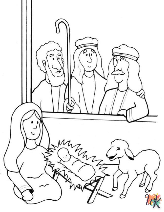 coloriage Jésus  à imprimer pdf 1