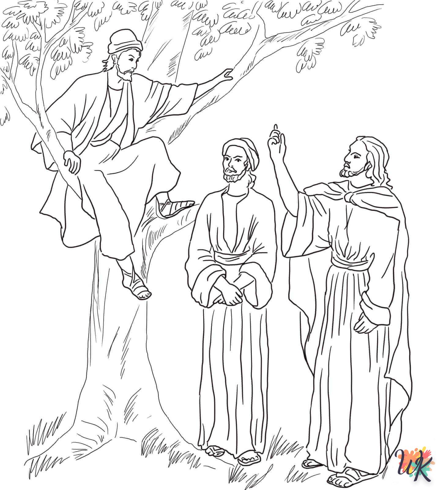 coloriage Jésus  et dessin a imprimer