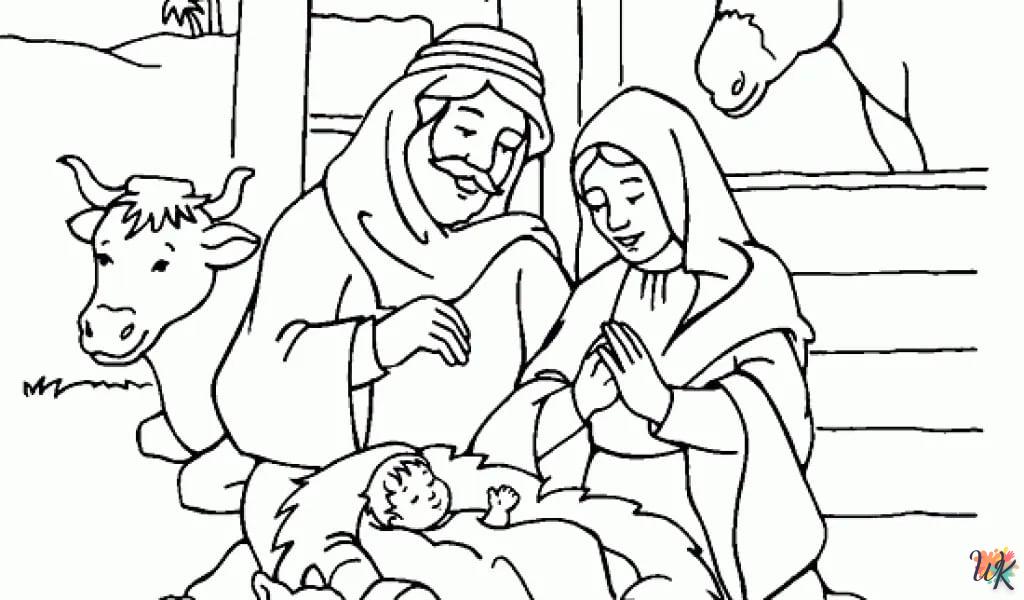 coloriage Jésus  gratuit