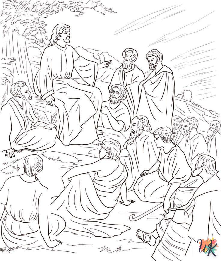 coloriage Jésus  en ligne