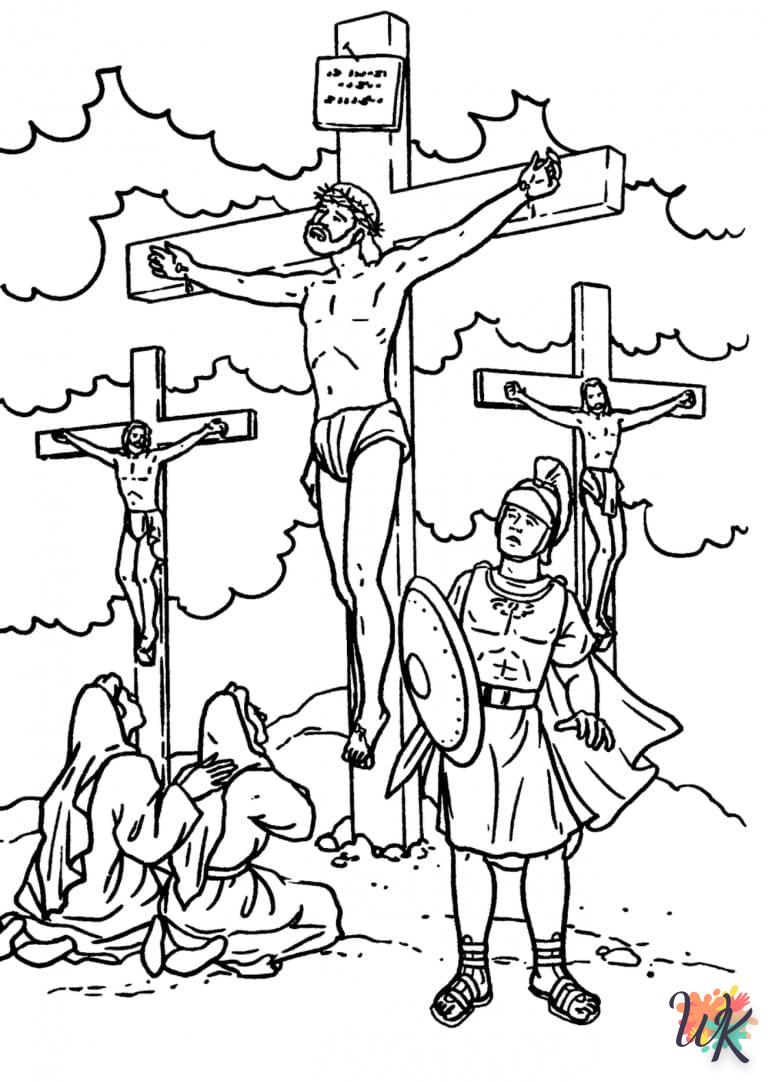 coloriage Jésus  pour primaire