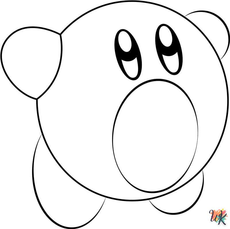 activité coloriage Kirby  en ligne