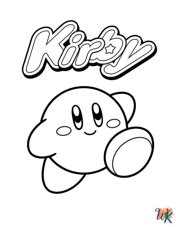 activité coloriage Kirby  en ligne 2