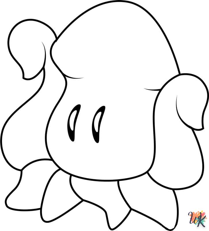 coloriage Kirby  à imprimer pour enfant de 7 ans 1