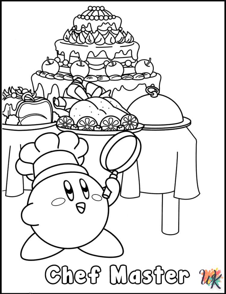 coloriage Kirby  à imprimer gratuitement pdf