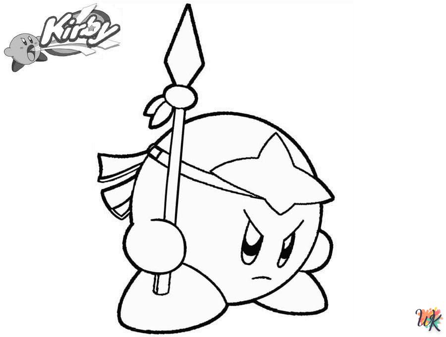 coloriage Kirby  en ligne gratuit