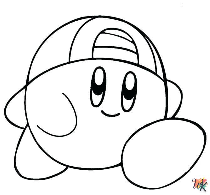 image de coloriage Kirby  pour enfant 1