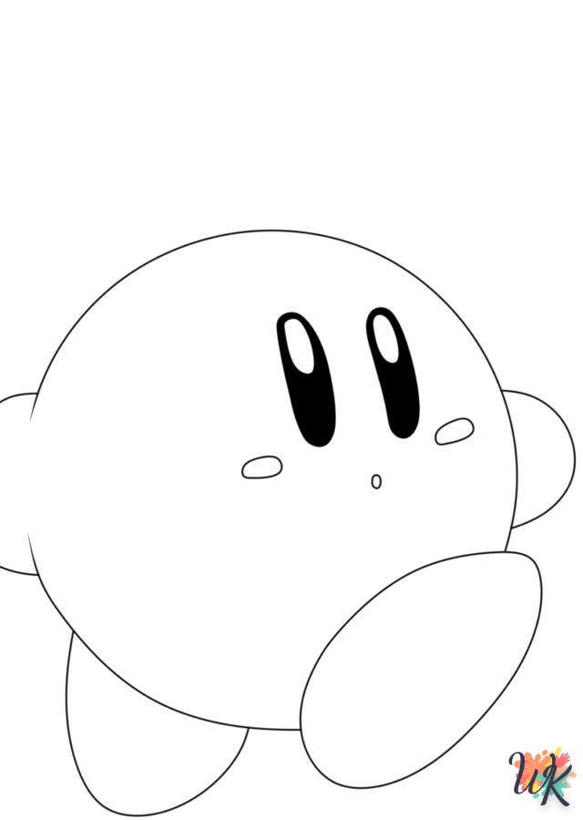 coloriage Kirby  enfant 8 ans a imprimer