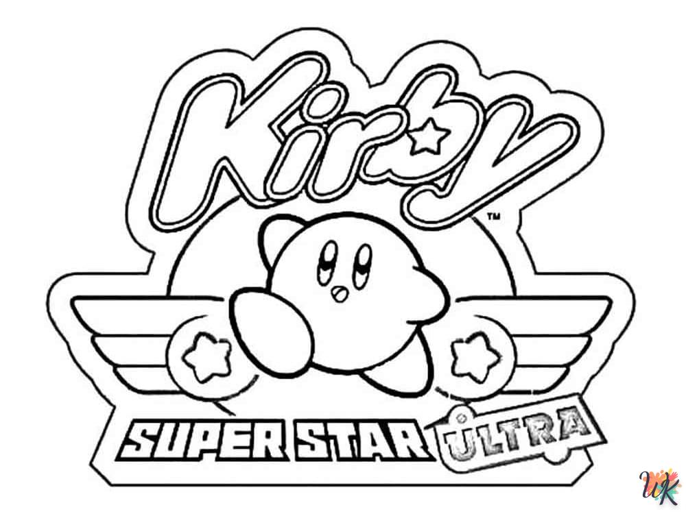 coloriage Kirby  à imprimer pour enfant de 12 ans