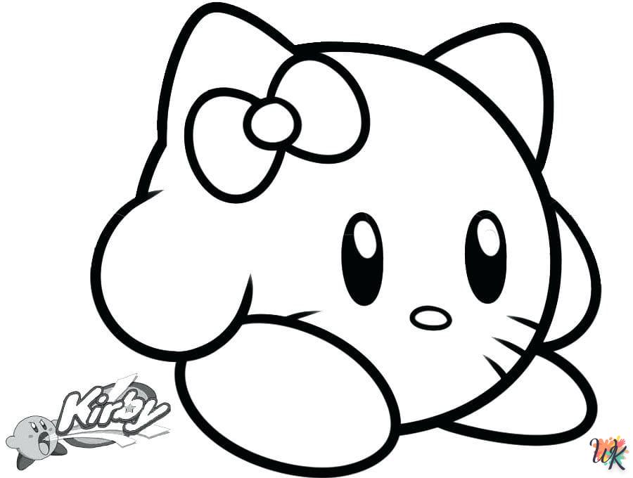 coloriage Kirby  à imprimer pdf gratuit 1