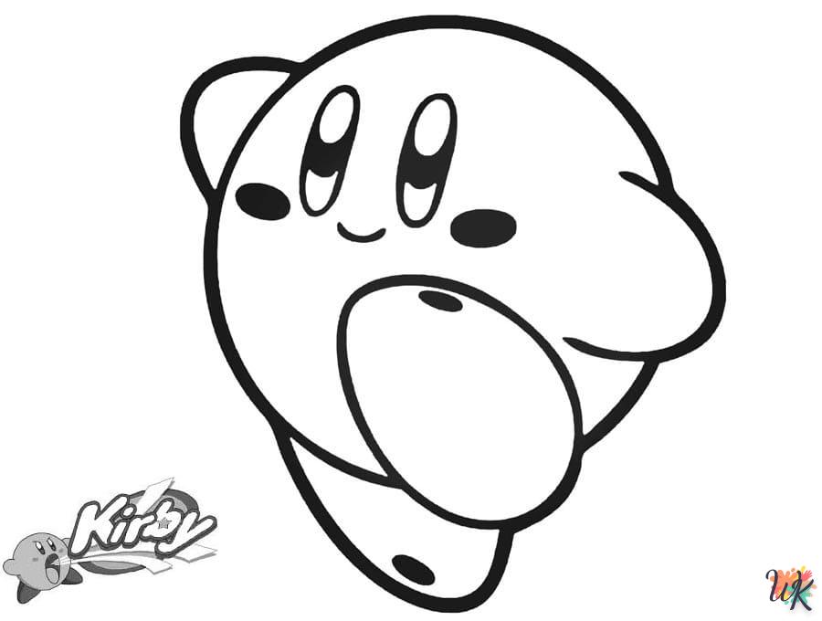 coloriage Kirby  à imprimer gratuit