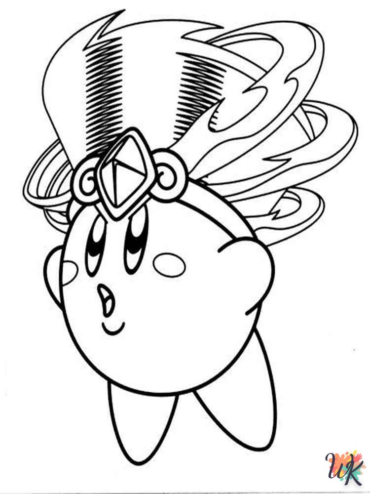 coloriage Kirby  enfant à imprimer pdf 1