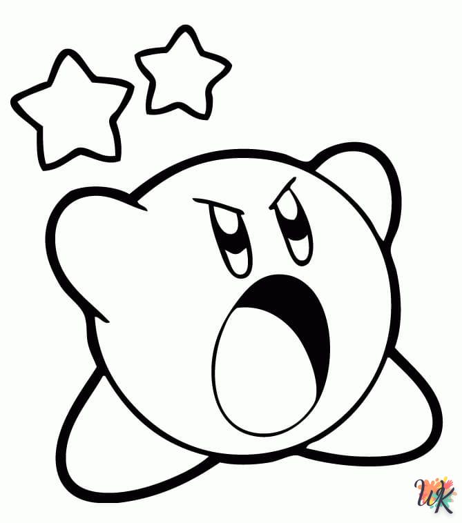 télécharger coloriage Kirby  gratuit