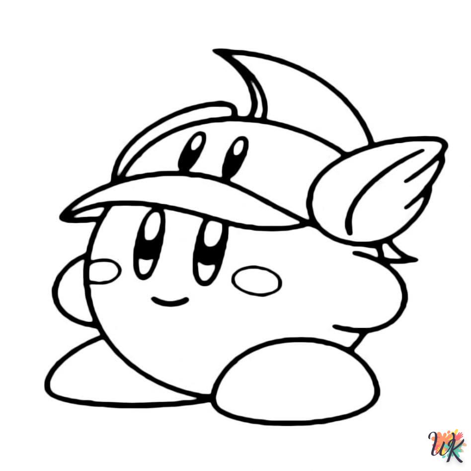 coloriage Kirby  à imprimer gratuit 1