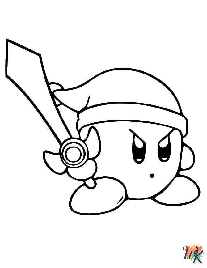 coloriage Kirby  pour primaire