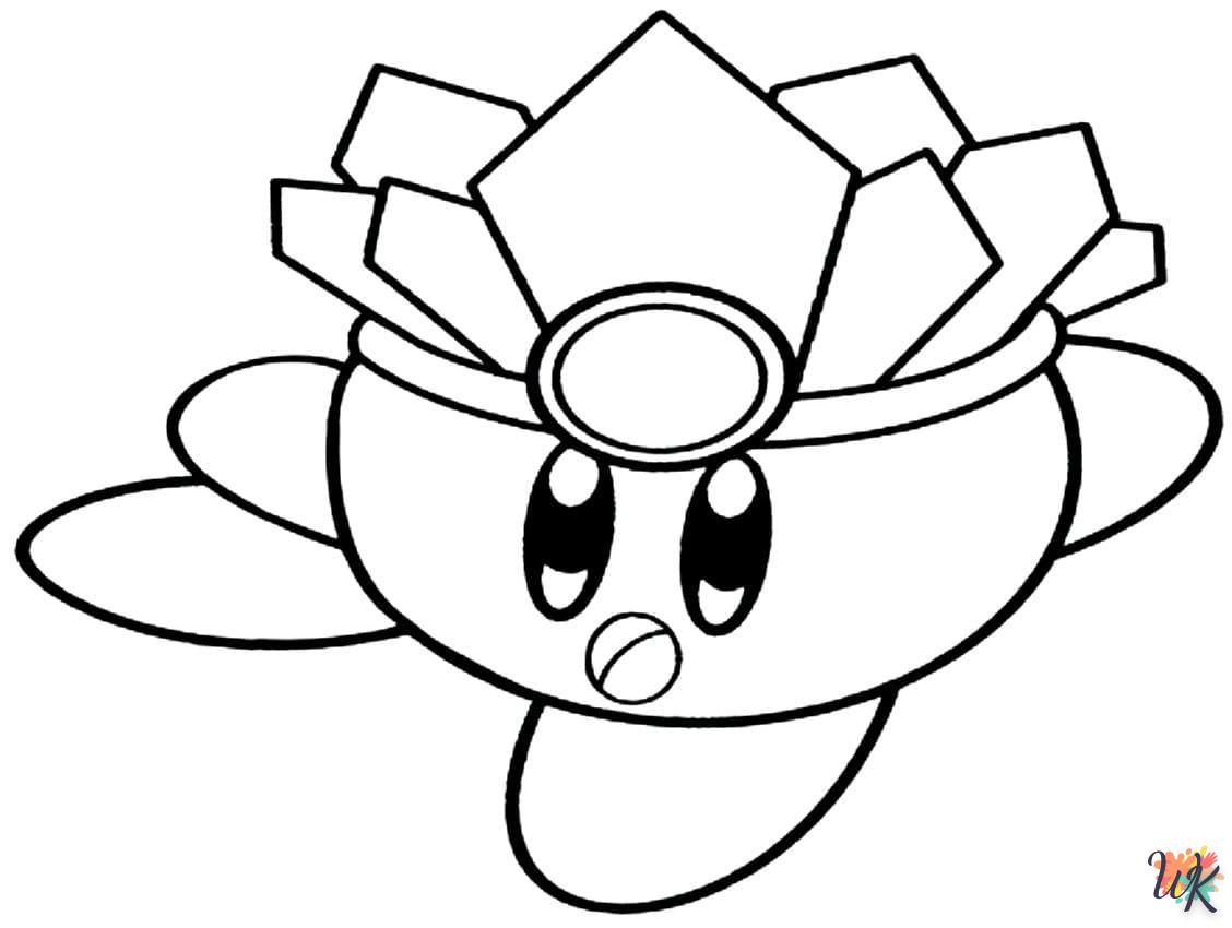 a imprimer coloriage Kirby  gratuit 1