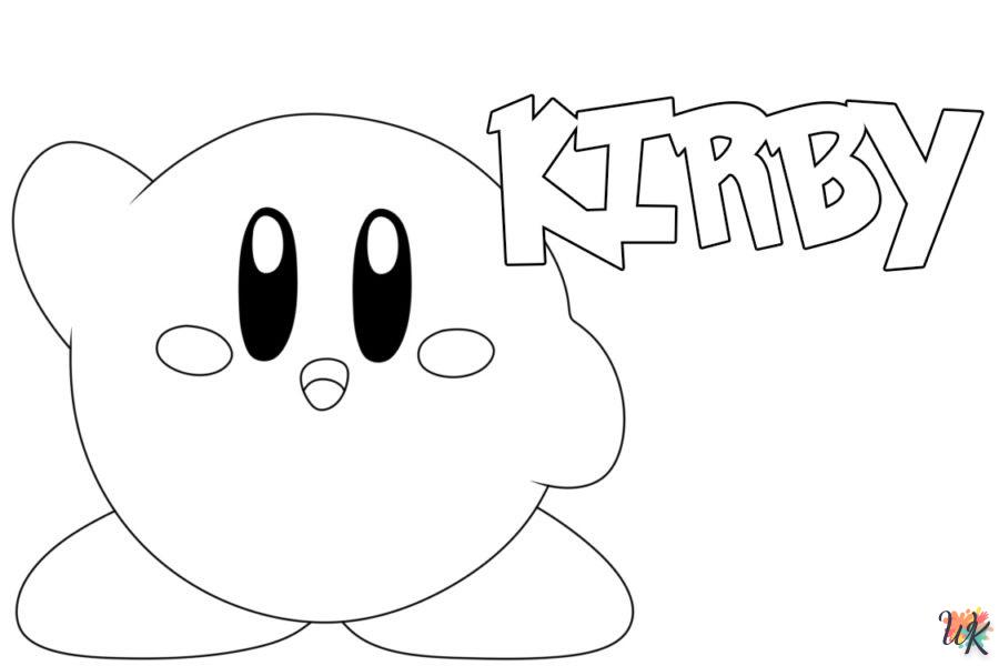 coloriage Kirby  à imprimer a4