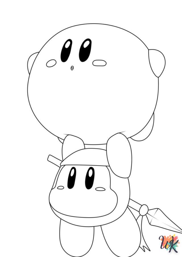 coloriage Kirby  à imprimer pdf