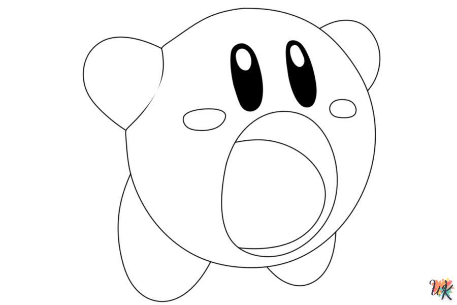 coloriage Kirby  pour enfant de 4 ans 1