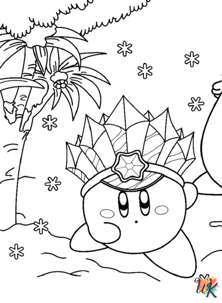 coloriage Kirby  à imprimer gratuitement 1