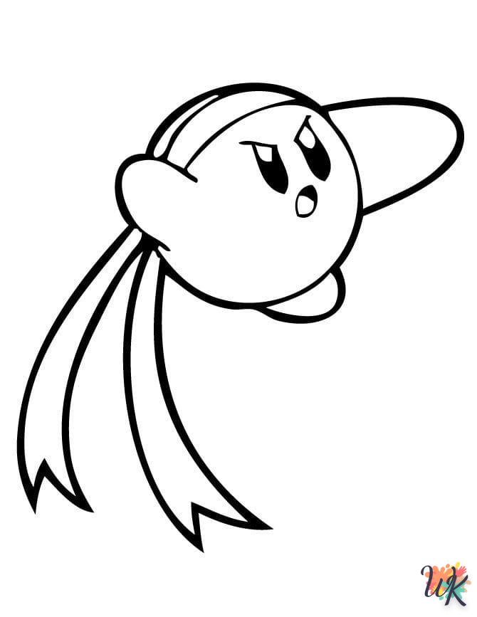 coloriage Kirby  à imprimer