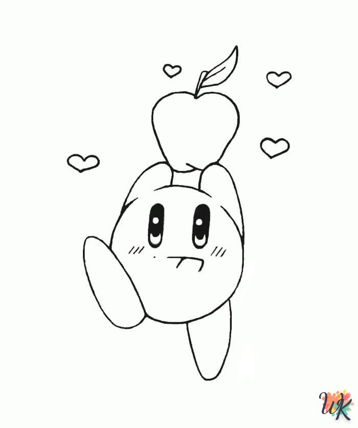 coloriage Kirby  à colorier en ligne gratuit 1