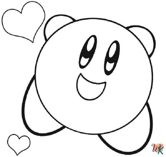 activité coloriage Kirby  en ligne 1