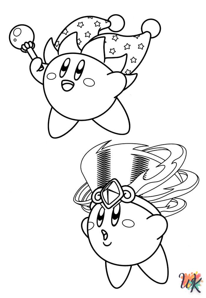 coloriage Kirby  en ligne gratuit 1