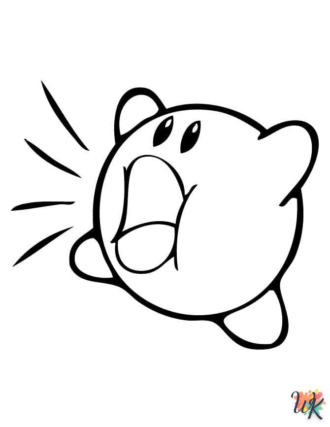 coloriage Kirby  à imprimer gratuitement pdf 2