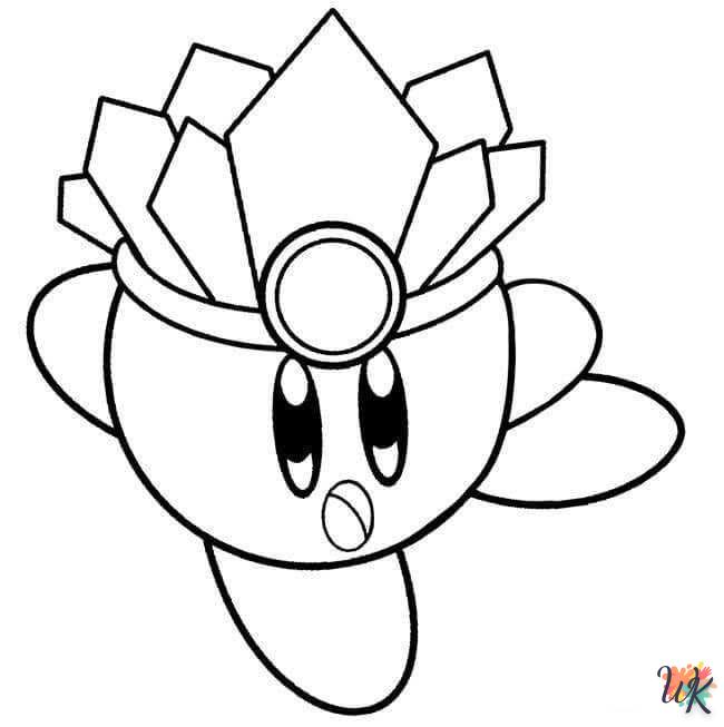 coloriage Kirby  bebe à imprimer gratuit 1