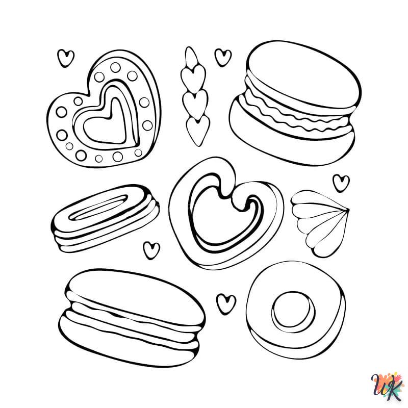 coloriage Macarons  bebe animaux a imprimer gratuit