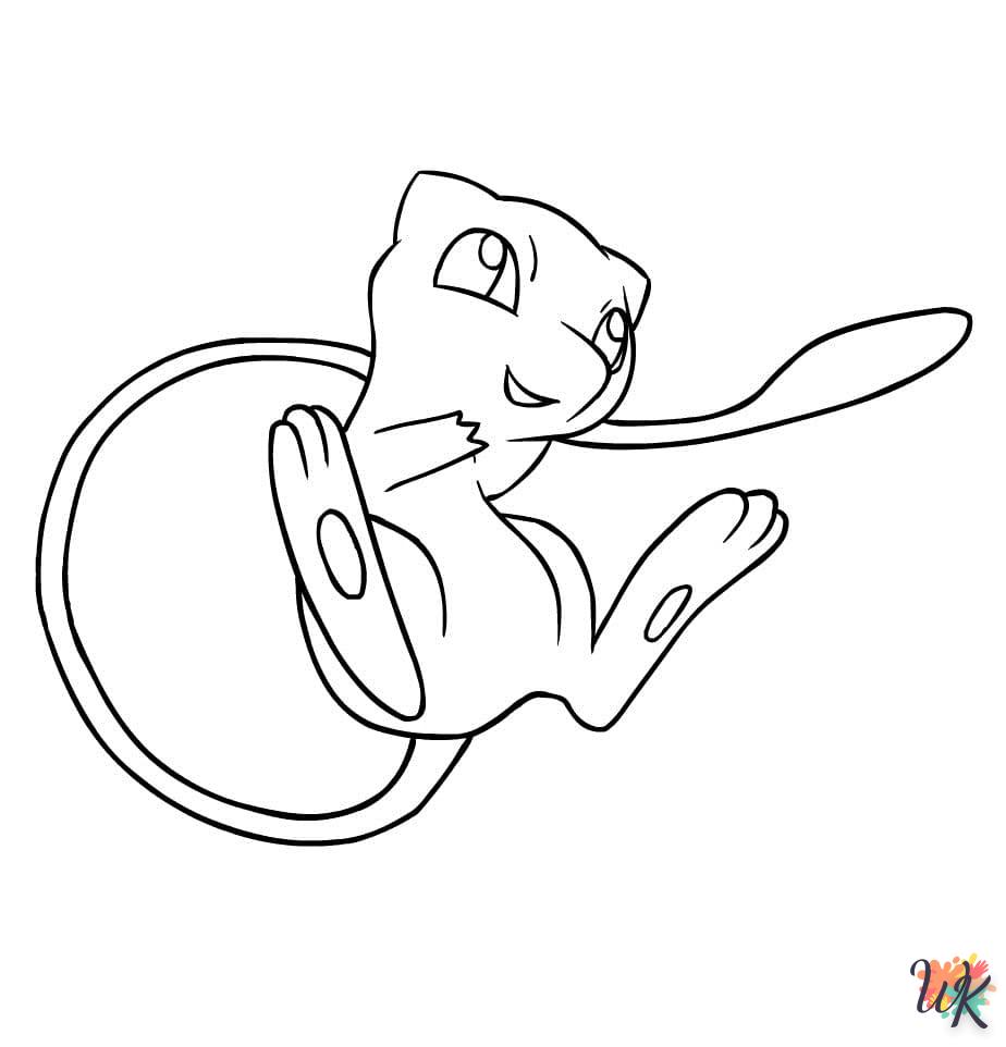 coloriage Mew  gratuit