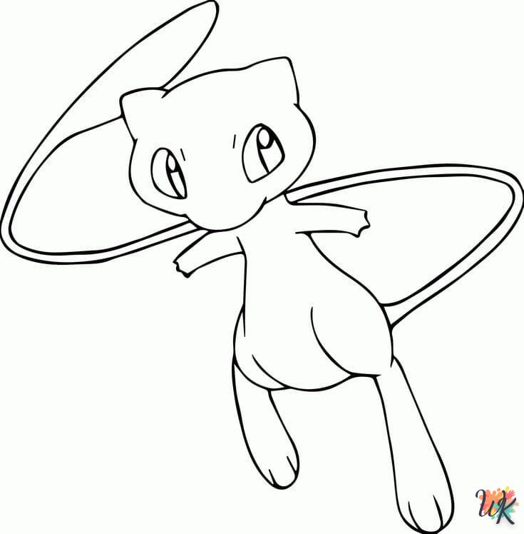 coloriage Mew  en ligne 8 ans 1