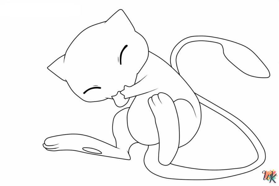 coloriage Mew  sonic en ligne gratuit à imprimer