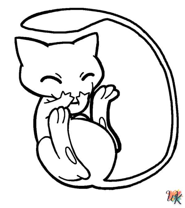 coloriage Mew  pour enfants