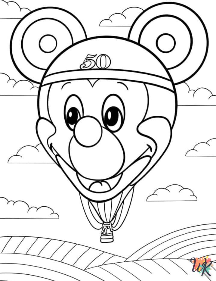 coloriage Montgolfière  pour enfant de 6 ans 2