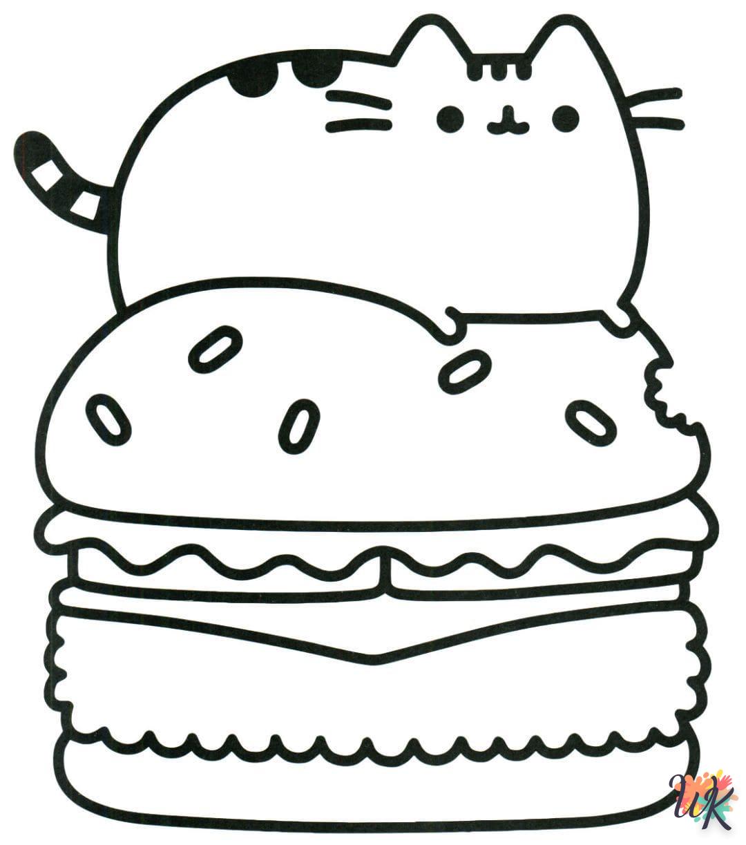 coloriage Pusheen  à imprimer pdf